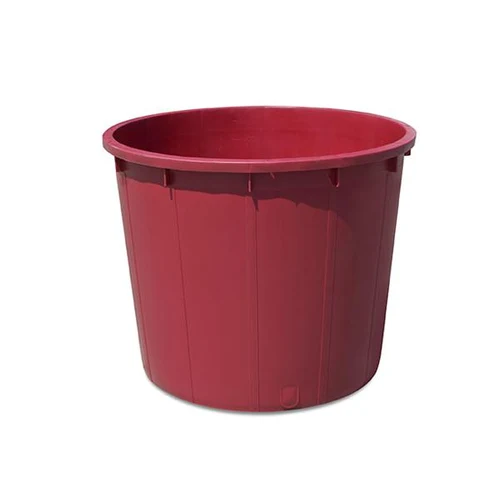Cada pentru vin fara capac  350 L 90x73H cm (rosie)  STP