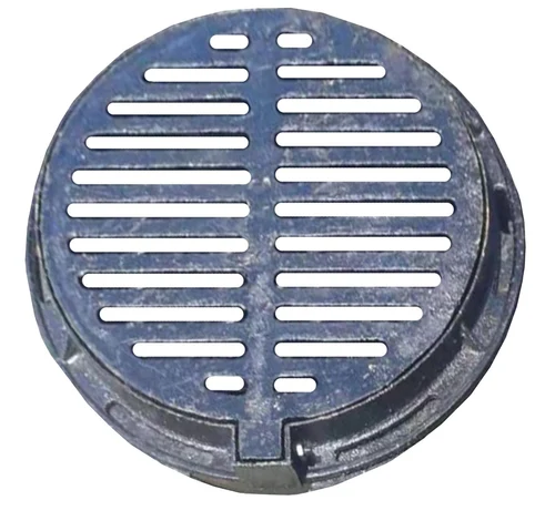 Сapac rotund ventilat din fonta cu rama si bulon  D.500 B125   (450x540x35 mm) 20 kg