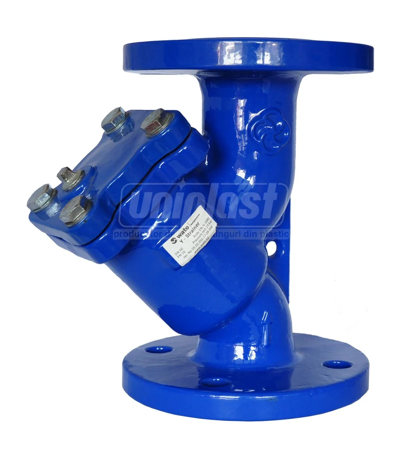 Фильтр D. 80 фланцевый чугунный PN10/16 L=310 мм (8-19) (8 отверстий)  WATO 2