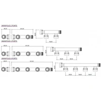 Ramificatie-distribuitor D. 1" FI/FE pentru 4 electrovane (irigare) 4