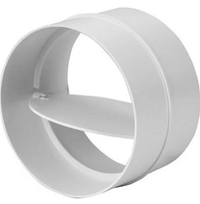 Conector cu clapeta antiretur din plastic pentru tub rotund de ventilatie D.100 AV100  EUROPLAST