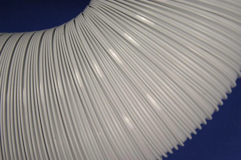 Tub ventilatie flexibil, gofrat D.125 L=3 m aluminiu (alb) G125B  EUROPLAST 2