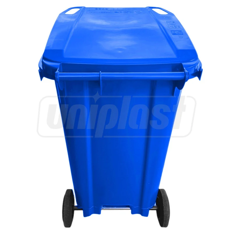 Cos pentru transportarea deseurilor  240 L pe roti (albastru) HE 3