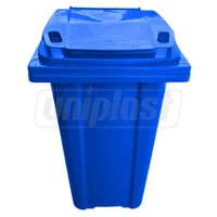Cos pentru transportarea deseurilor  240 L pe roti (albastru) HE