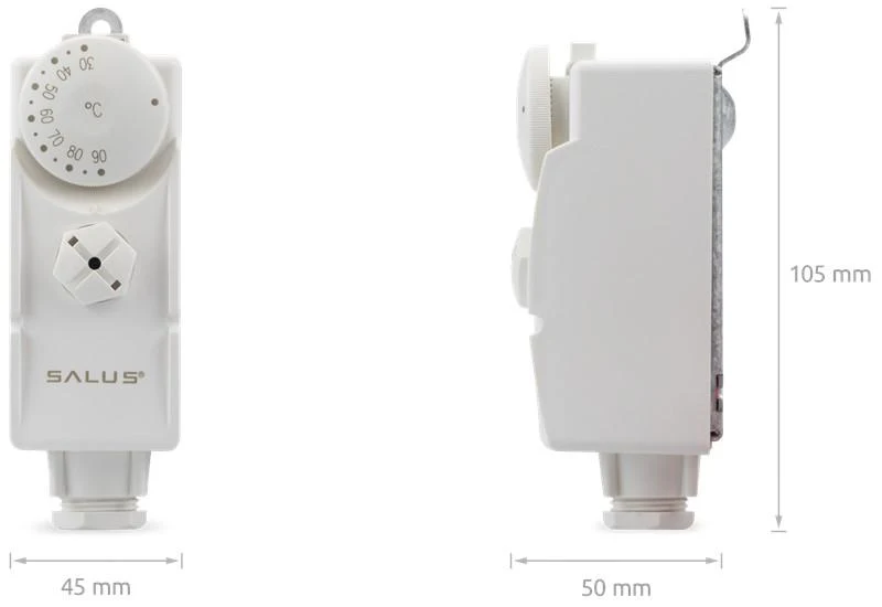 Termostat mecanic de teava AT10  SALUS 4