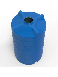 Rezervor apa 2500 L vertical, oval (albastru) cu stut D. 1" 132x233 cm (D. 39 cm) 4