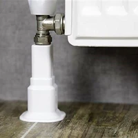 Tub decorativ plastic pentru calorifer (D. 16-20) (alb) (2.4", 50-160 mm)  RADIVA 5