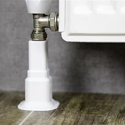 Tub decorativ plastic pentru calorifer (D. 16-20) (alb) (2.4", 50-160 mm)  RADIVA 5