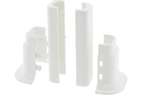 Tub decorativ plastic pentru calorifer (D. 16-20) (alb) (2.4", 50-160 mm)  RADIVA 2