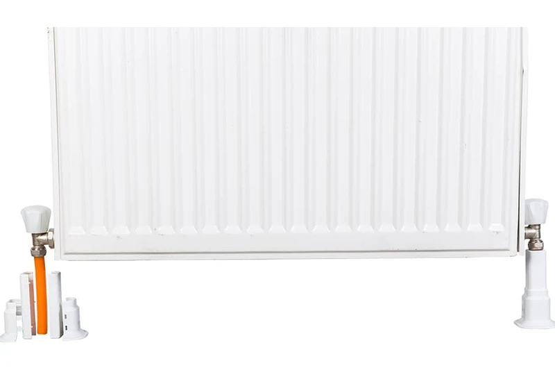 Tub decorativ plastic pentru calorifer (D. 16-20) (alb) (2.4", 50-160 mm)  RADIVA 3