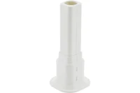 Tub decorativ plastic pentru calorifer (D. 16-20) (alb) (2.4", 50-160 mm)  RADIVA