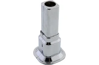 Tub decorativ plastic pentru calorifer (D. 16-20) (crom) (2.4", 50-160 mm)  RADIVA