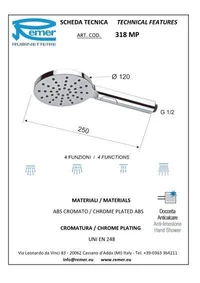 Para dus 318MPX (4 functii)  REMER 2