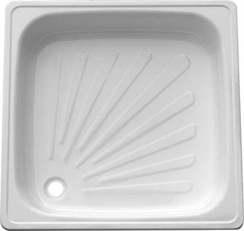 Сuva dus otel 90 x 90 x 16 cm fara sifon patrat BG-90