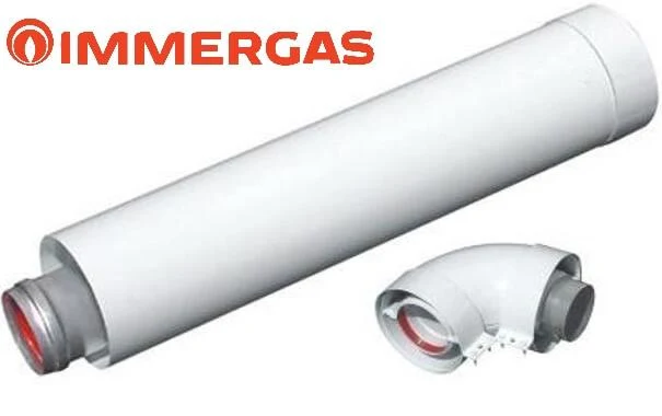 Cot cos fum 90° D. 60/100 FI/FI  IMMERGAS 2