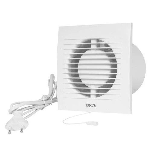 Вентилятор D.125 E-EXTRA - EE125WP + кабель + выключатель и шнурок - 150 м³/ч, 16 W  EUROPLAST