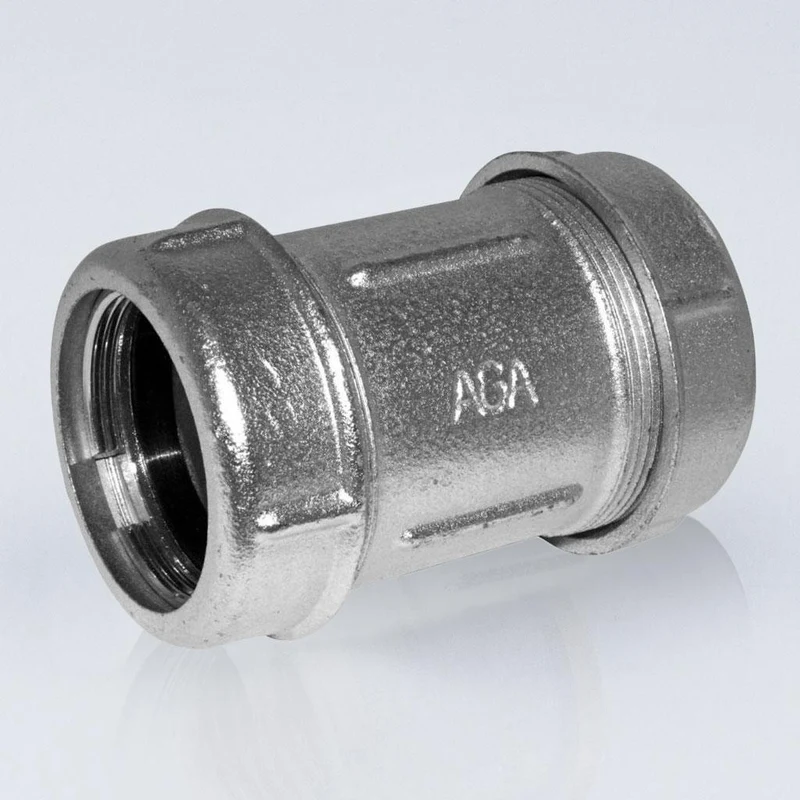 Соединение зажимное чугунное OK D.  3/4" (24.3-27.5 мм)  AGAFLEX 2