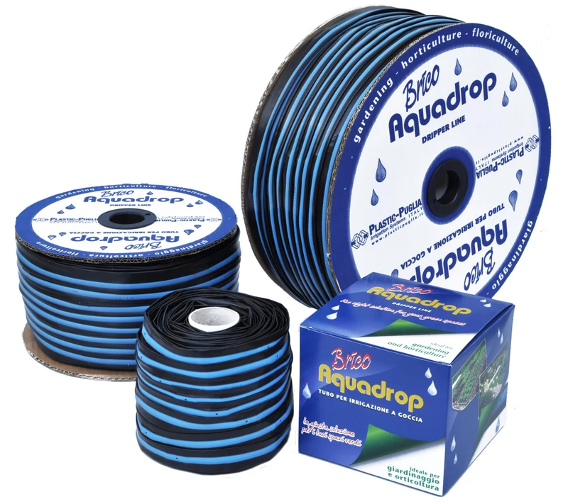 Banda pentru irigatii prin picurare D. 16 mm, 6 mil, 20 cm, 0.8 bar, 1.3 LPH Aquadrop/Dropline  PLASTIC-PUGLIA L=3000 m 2