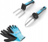 Instrumente de mana in set ERGO LINE™ (furca si scafa pentru flori, manusi) 42-102  CELLFAST