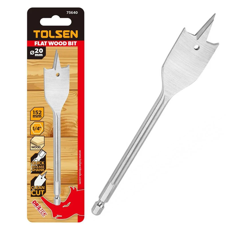 Burghiu plat pentru lemn  8 mm  TOLSEN 2