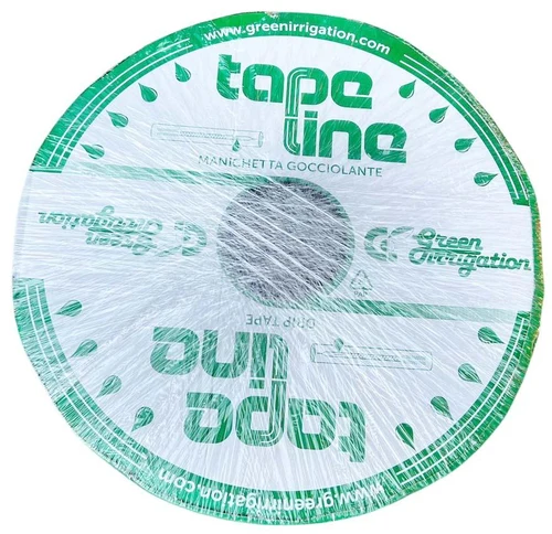 Banda pentru irigatii prin picurare D. 16 mm, 6 mil, 10 cm, 0.8 bar, 0.9 LPH Aquatape/Tapeline  PLASTIC-PUGLIA