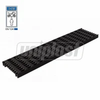 Gratar canalizare PP fara rigola 500x126 mm B125 (negru) Art. 4402  ZMM MAXPOL