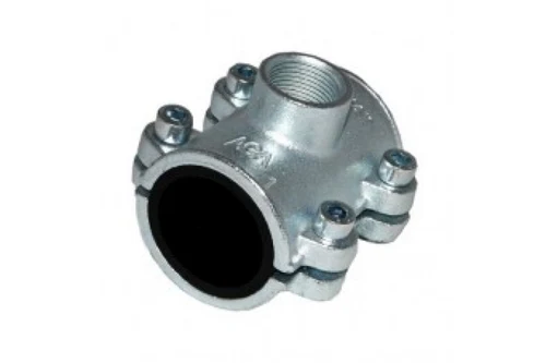 Colier de bransare fonta OBD D. 4" x 1.1/4"  AGAFLEX