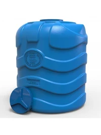 Rezervor apa 1000 L vertical, oval (albastru) cu stut D. 1/2" 107x125 cm (triplu strat) 2