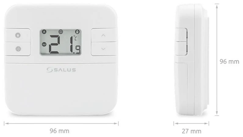 Терморегулятор суточный электронный проводной непрограммируемый RT310  SALUS 3
