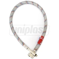 Иглы для смесителя гибкие UNIPLAST L=0.4 м (длинная) 12 мм 1/2 М10 нержавеющая сталь 2