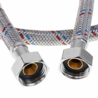 Furtun flexibil antivibrant UNIPLAST L=0.8 m D. 1/2" FI/FI din inox