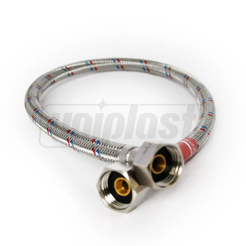 Furtun flexibil antivibrant UNIPLAST L=0.8 m D. 1/2" FI/FI din inox 3