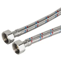 Furtun flexibil antivibrant UNIPLAST L=1 m D. 1/2" FI/FI din inox 4