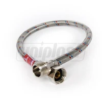 Furtun flexibil antivibrant UNIPLAST L=0.8 m D. 1/2" FE/FI din inox 3