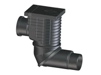 Sifon pardoseala orizontal reglabil  HL600NHO  PP D.110/125 Q=10 L/s (D.110), Q=11 L/s (D.125) HL