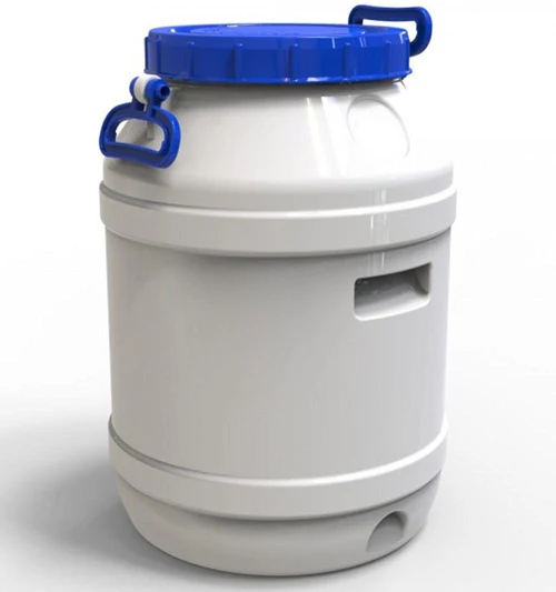 Бидон  55 л (белый) с ручками H=0.57 м/W=0.40 м EVRO PLAST