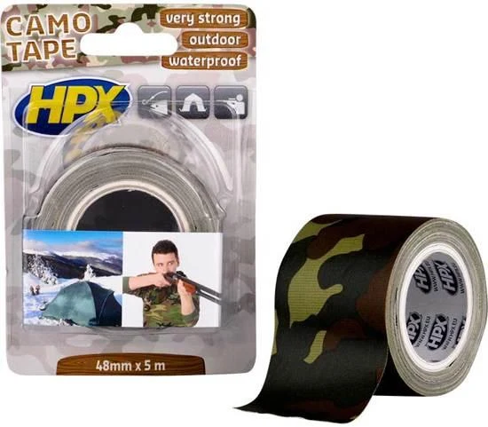 Banda adeziva armata 50 mm x 5 m (camuflaj) HPX 2