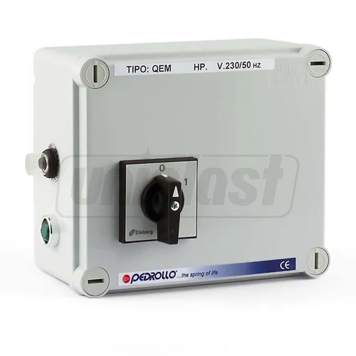 Panoul de control al pompei QEM 100 (0.75 kW)  PEDROLLO