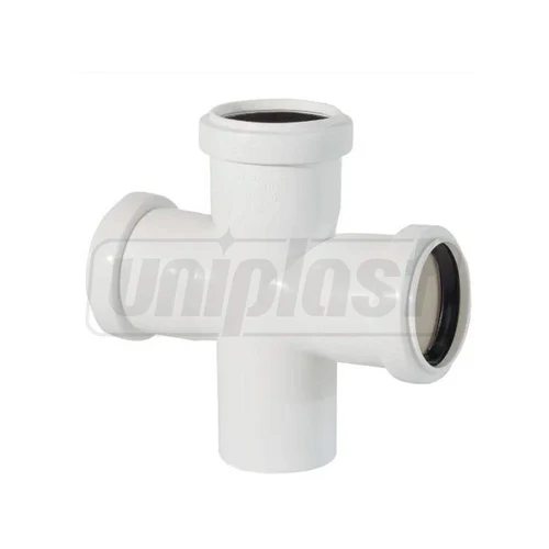Крестовина ПВХ D.110 x 110 / 90° (белая)  EGEPLAST