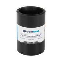 Бордюр садовый газонный 20 см x 9 м гладкий (черный) 30-233H  CELLFAST