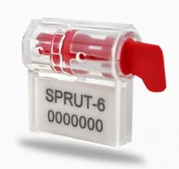 Sigilii universale din plastic SPRUT-6 cu sirma (otel galvanizat) in set si platforma pentru informatie (necesita sigilator) 2