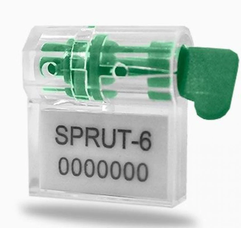 Sigilii universale din plastic SPRUT-6 cu sirma (otel galvanizat) in set si platforma pentru informatie (necesita sigilator) 4