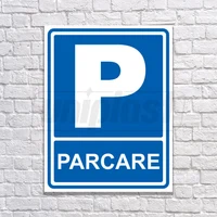 Табличка информационная "PARCARE" на композитной основе с УФ-печатью, 20 x 26 см 3