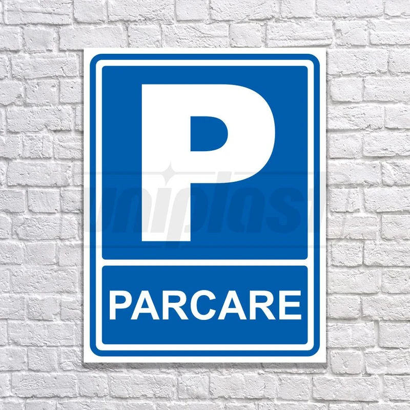 Табличка информационная "PARCARE" на композитной основе с УФ-печатью, 20 x 26 см 3