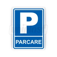 Табличка информационная "PARCARE" на композитной основе с УФ-печатью, 20 x 26 см