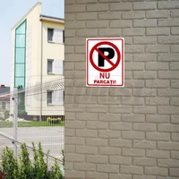 Indicator de avertizare "NU PARCATI" din compozit cu imprimare UV directa, 20 x 26 cm 2
