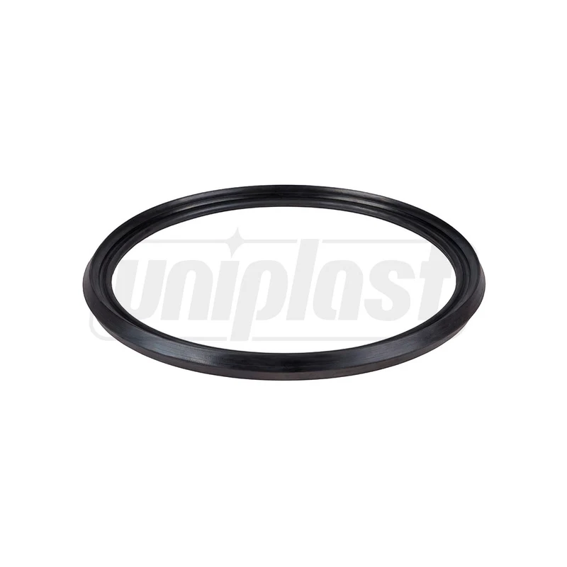 Труба гофрированная канализационная HDPE SN8 OD. 250 (216) с раструбом и манжетой L=6 м (черный/белый) TW 3