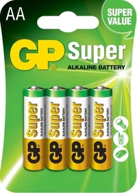 Baterie  1.5V Super AA 15AETA21-2GSB4 (4 buc.)  GP