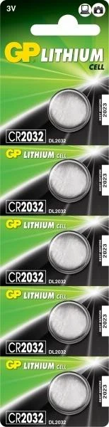 Baterie  3V Lithium Ø20х3.2mm CR2032-7C5  GP