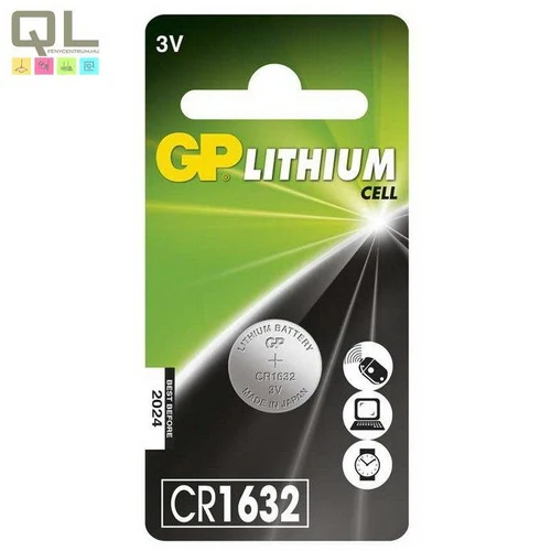 Baterie  3V Lithium Ø16х3.2mm CR1632-7C5  GP
